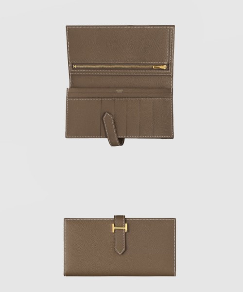 [HERMES-에르메스]베안 장지갑 토고