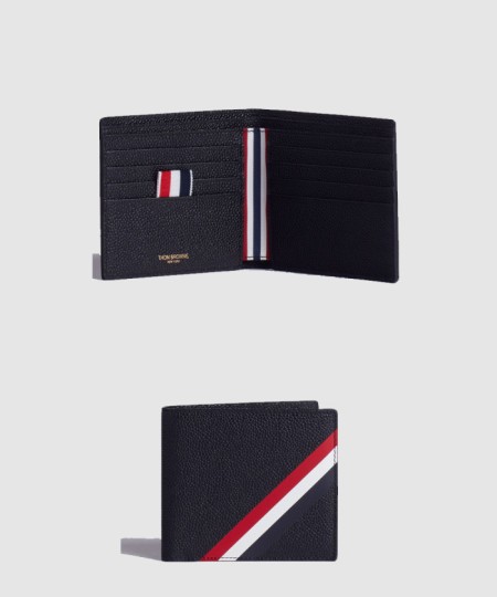 [THOM BROWNE-톰브라운]스트라이프 반지갑 MAW038