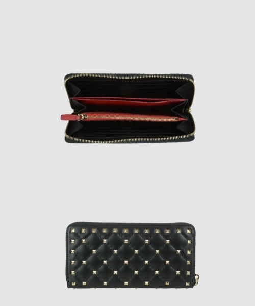[VALENTINO-발렌티노]락스터드 지퍼월렛