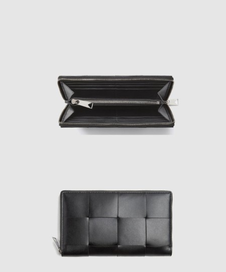 [BOTTEGA-보테가베네타]인트레치아토 지퍼월렛 649607