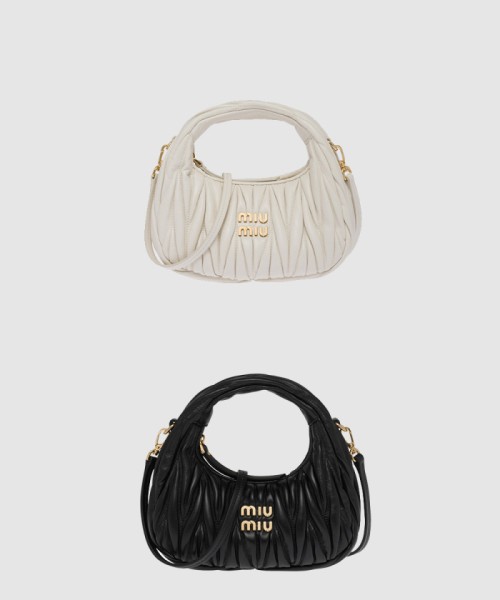 [MIUMIU-미우미우]완더 마테라쎄 호보백 미니 5BP078