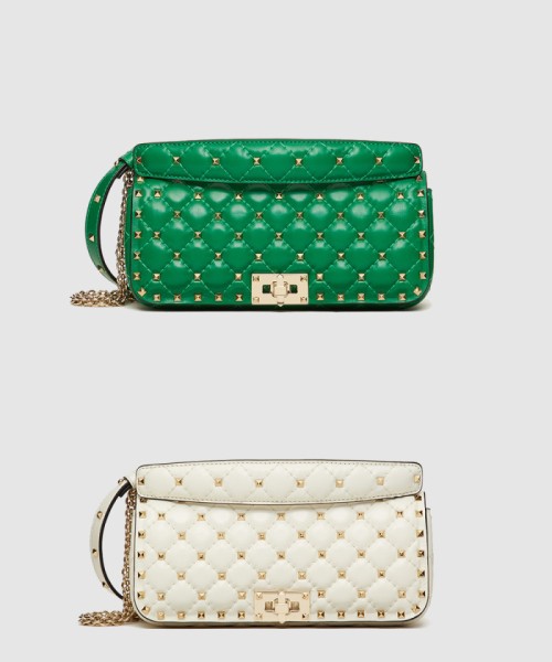 [VALENTINO-발렌티노]락스터드 스파이크 숄더백