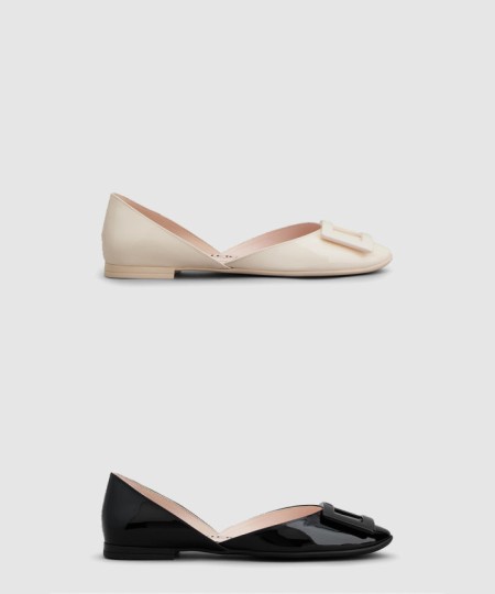 [ROGER VIVIER-로저비비에]도르세이 래커 발레리나 플랫슈즈 6683