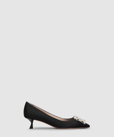 [ROGER VIVIER-로저비비에]부케 스트라스 버클 펌프스 5432