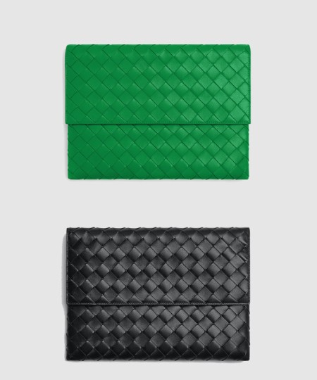 [BOTTEGA-보테가베네타]플랩 파우치 667138