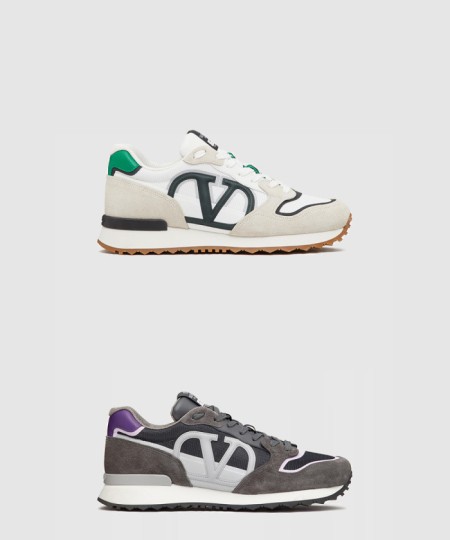 [VALENTINO-발렌티노]브이로고 페이스 로우탑 스니커즈