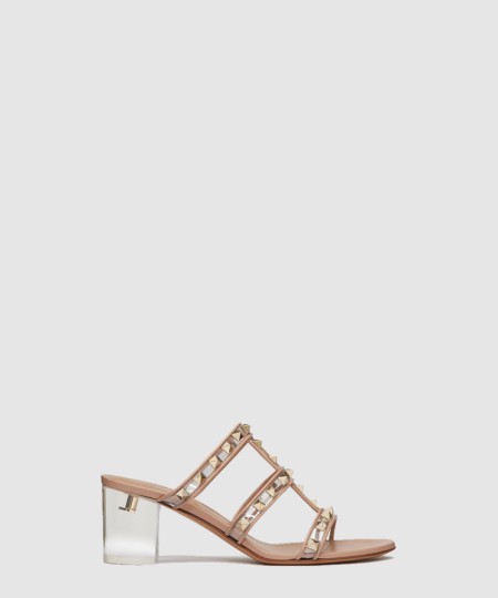 [VALENTINO-발렌티노]락스터드 슬라이더 샌들