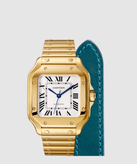 [CARTIER-까르띠에]산토스 드 까르띠에 금통 35.1 WGSA0030