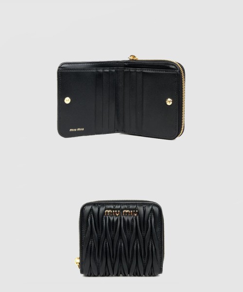 [MIUMIU-미우미우]집어라운드 코인 반지갑 5ML522