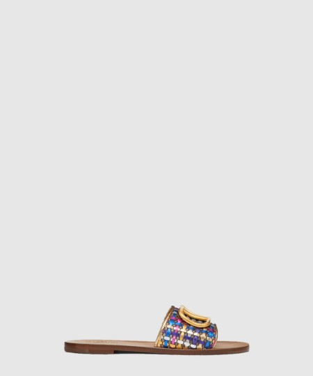 [VALENTINO-발렌티노]브이로고 시그니처 슬라이드