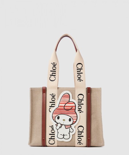 [CHLOE-끌로에]우디 토트백 미듐 SS383