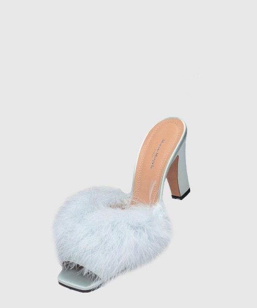 [MARGIELA-마르지엘라]페더 뮬 T6229