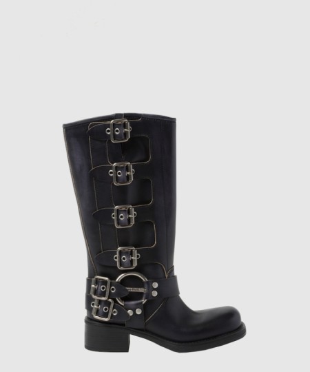 [MIUMIU-미우미우]가죽 부츠 F0002