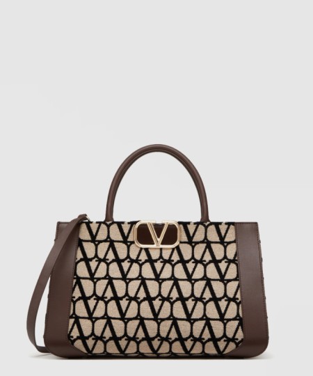 [VALENTINO-발렌티노]브이로고 토트백 미듐