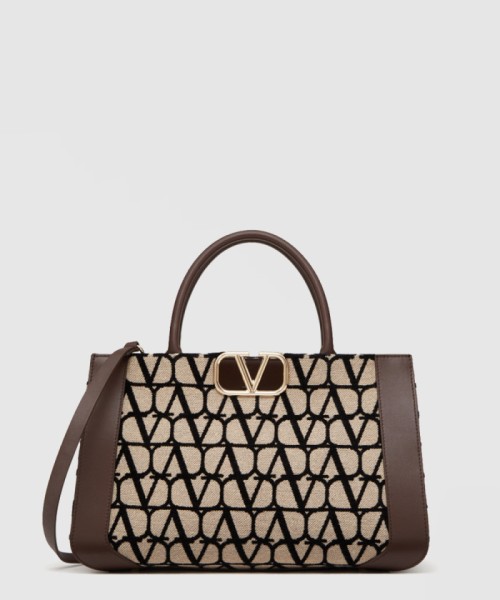 [VALENTINO-발렌티노]브이로고 토트백 미듐