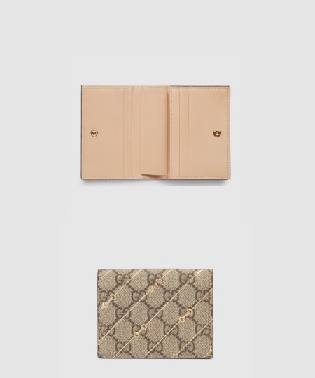 [GUCCI-구찌]GG 수프림 캔버스 카드 케이스 지갑 774332