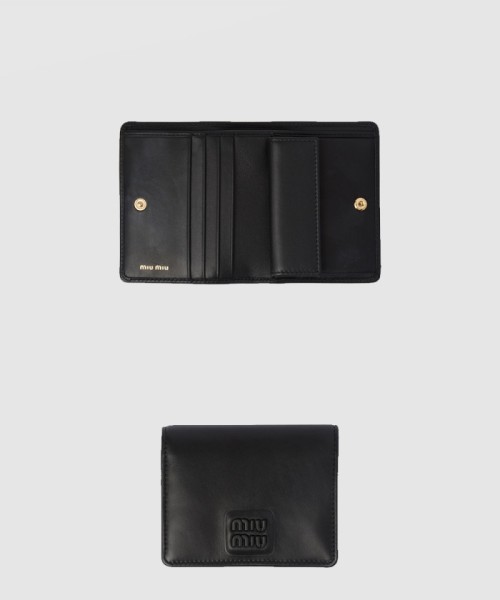 [MIUMIU-미우미우]가죽 반지갑 5MV204