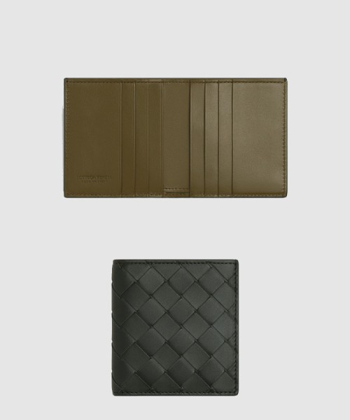 [BOTTEGA-보테가베네타]인트레치아토 슬림 폴더형 지갑 749400