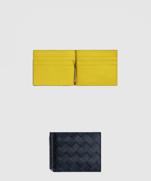 [BOTTEGA-보테가베네타]인트레치아토 클립형 지갑 592626