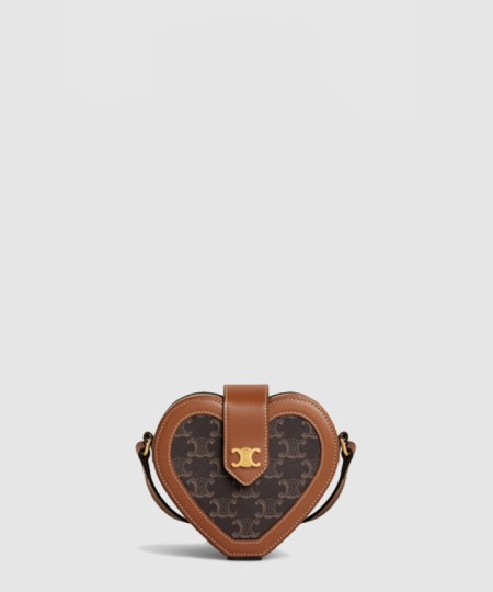 [CELINE-셀린느]트리오페 하트 크로스백 198212