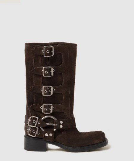 [MIUMIU-미우미우]가죽 부츠 5W792D