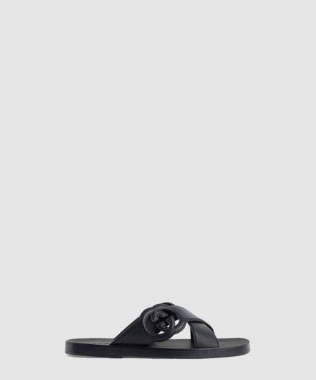 [GUCCI-구찌]인터로킹 G 슬라이드 샌들 738471