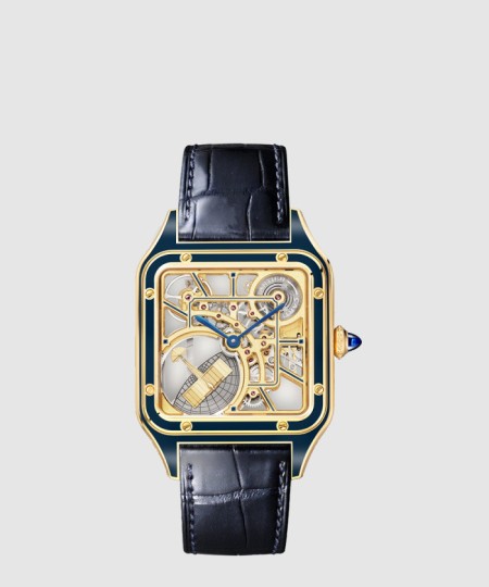 [CARTIER-까르띠에]산토스 뒤몽 스켈레톤 31 WHSA0031