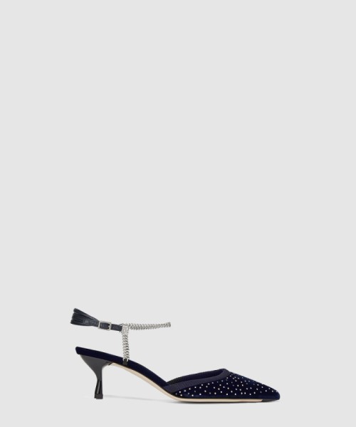 [FENDI-펜디]벨벳 미들 힐 8J8488