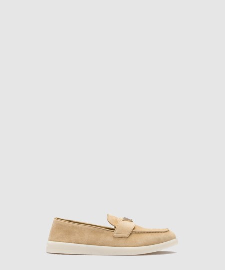 [PRADA-프라다]스웨이드 가죽 로퍼 1D222N