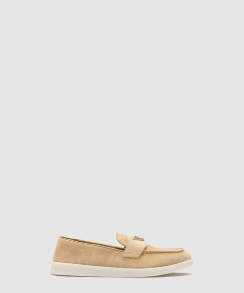 [PRADA-프라다]스웨이드 가죽 로퍼 1D222N