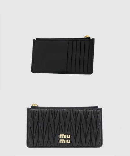 [MIUMIU-미우미우]마테라쎄 나파 엔벨로프 지갑 5MB006