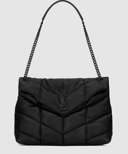 [SAINT LAURENT-생로랑]루루 푸퍼백 데님 미듐 577475