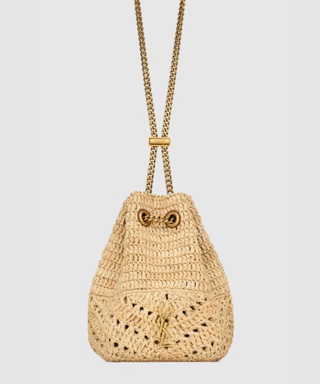 [SAINT LAURENT-생로랑]라피아 소재의 미니 JOE 774297