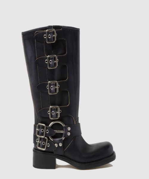 [MIUMIU-미우미우]가죽 부츠 5W792D