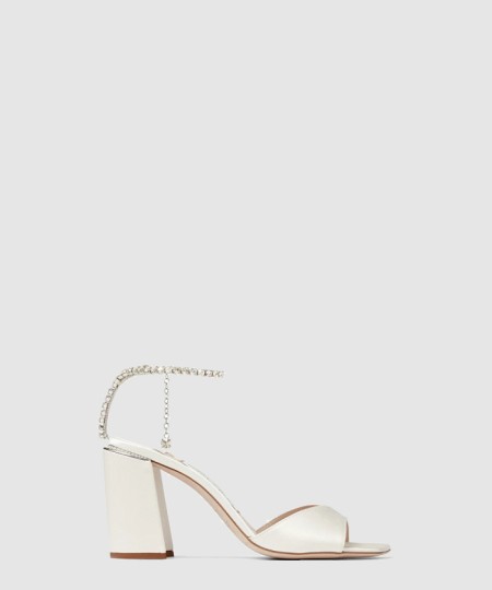 [JIMMY CHOO-지미추]Saeda Sandal Block Heel 85