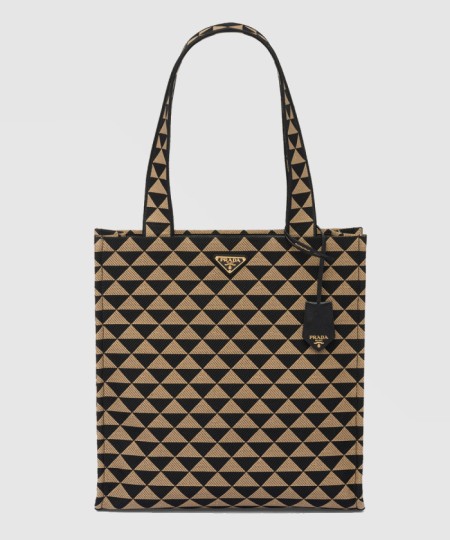 [PRADA-프라다]자수 패브릭 심볼 백 2VG107