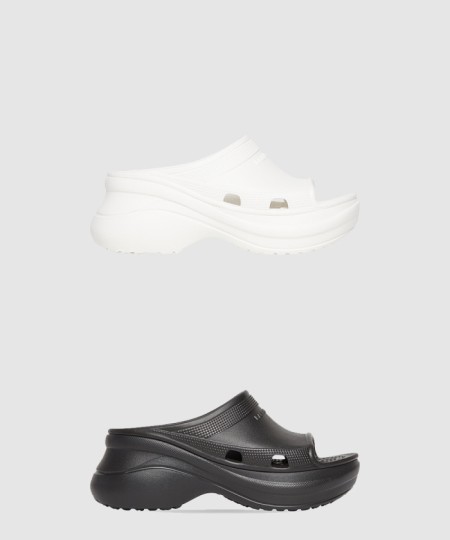 [BALENCIAGA-발렌시아가]풀 크록스 슬라이드 샌들 677389