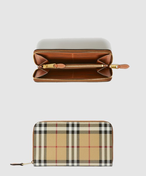 [BURBERRY-버버리]체크 지퍼 지갑 80705981