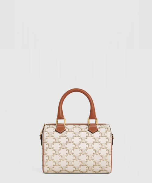 [CELINE-셀린느]스몰 로고 엠보 소가죽 보스턴백 113772