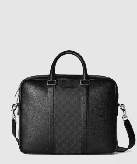 [GUCCI-구찌]태그 장식의 미디엄 GG 브리프케이스 795461