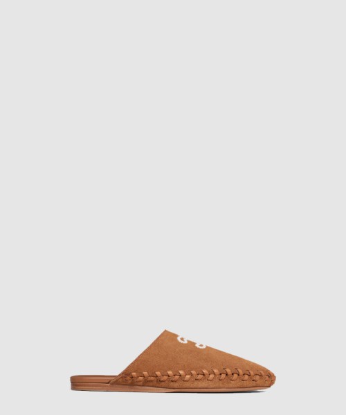 [CELINE-셀린느]스웨이드 송치 슬리퍼 357493