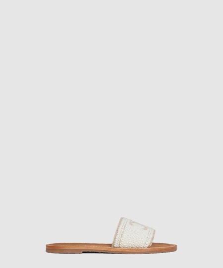 [CELINE-셀린느]림피아 트라이엄프 자가드 양털 뮬 357924