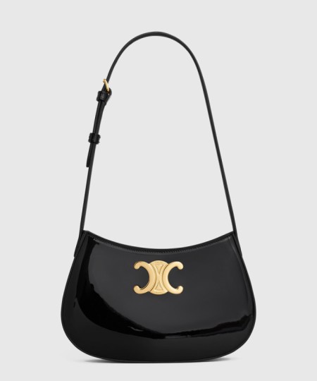 [CELINE-셀린느]틸리 미디엄 에나멜 소가죽 클러치 115703