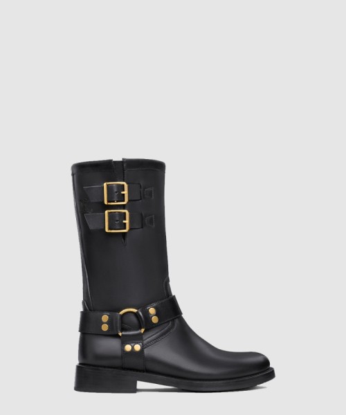 [CELINE-셀린느]하네스 미들부츠 송아지 가죽 354903