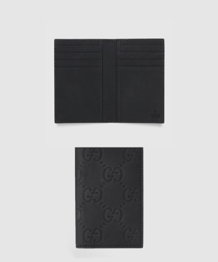 [GUCCI-구찌]GG 러버 효과 롱 카드 케이스 771317