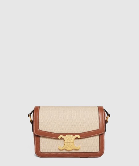 [CELINE-셀린느]패브릭과 소가죽 클러치 188882