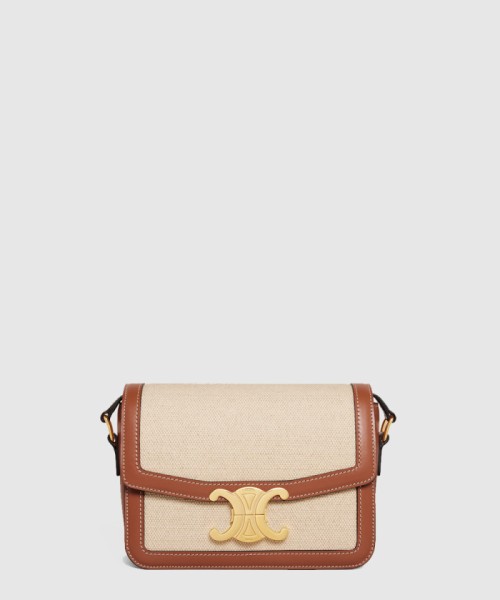 [CELINE-셀린느]패브릭과 소가죽 클러치 188882