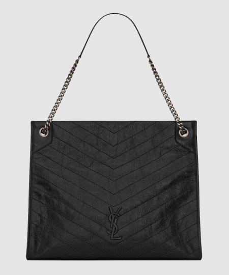 [SAINT LAURENT-생로랑]빈티지 가죽 소재 NIKI 쇼핑백라지 577998