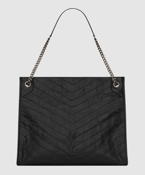 [SAINT LAURENT-생로랑]빈티지 가죽 소재 NIKI 쇼핑백라지 577998