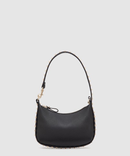 [VALENTINO-발렌티노]그레인 송아지 가죽 미니 호보 클러치